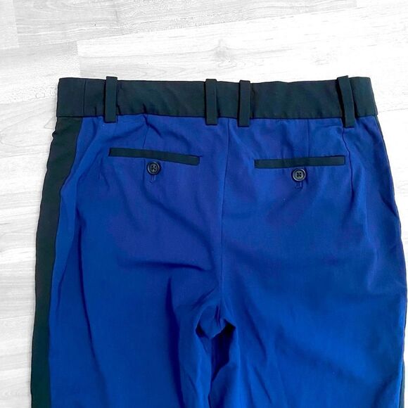 Diane Von Furstenberg Blue Wool Pants Size 4 - Picture 8 of 8